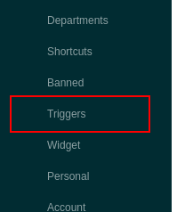 Triggers